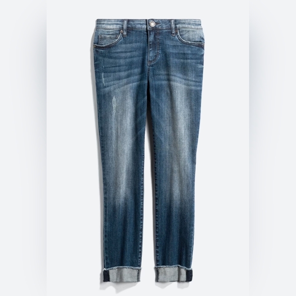 Kut from the Kloth Denim - Kut from the Kloth Indigo Boyfriend Jeans